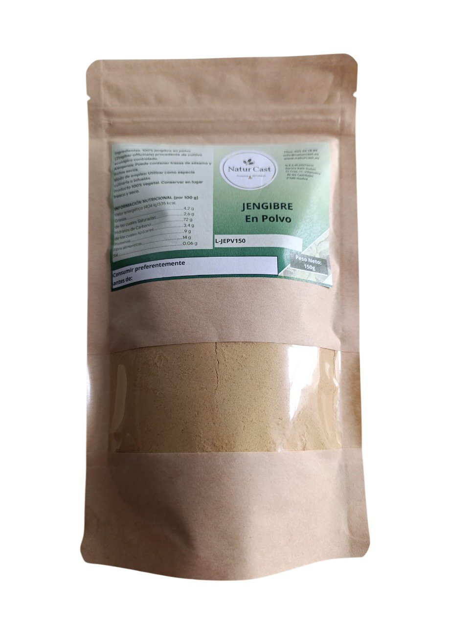 Jengibre  Eco Polvo- 150 g