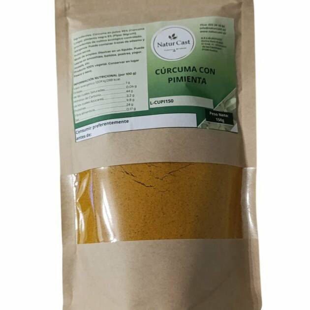 CURCUMA CON PIMIENTA 150G