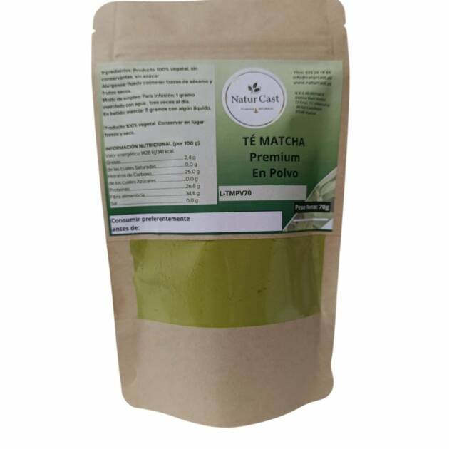 Té Matcha Premium 70 g – Energía Natural