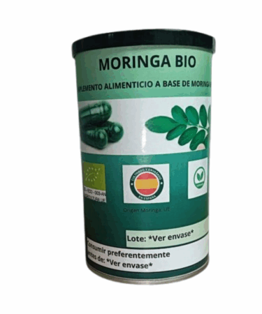 Moringa Ecológica – 300 Cápsulas Vegetales